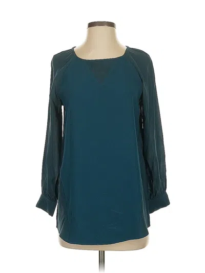 Pre-owned Marie Oliver Long Sleeve Blouse In Blue