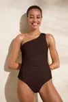 Marie Oliver Lonita One Piece Swimsuit In Walnut