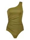 Marie Oliver Lonita One Piece Swimsuit In Green