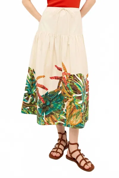 MARIE OLIVER LOUISE MIDI SKIRT IN PARADISE