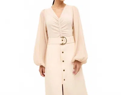 Marie Oliver Luce Top In Bubbly In Neutral