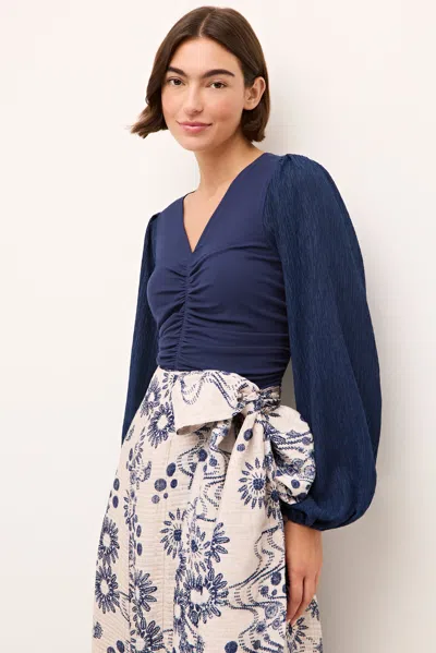 Marie Oliver Luce Top In Indigo