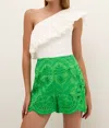 Marie Oliver Lucy Ribbed Off The Shoulder Top In Oyster In White