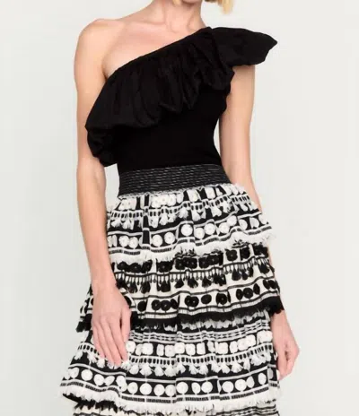 MARIE OLIVER LUCY TOP IN BLACK