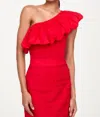 Marie Oliver Lucy Top In Lava In Black