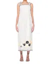 Marie Oliver Lulu Eyelet Midi Dress In Grey
