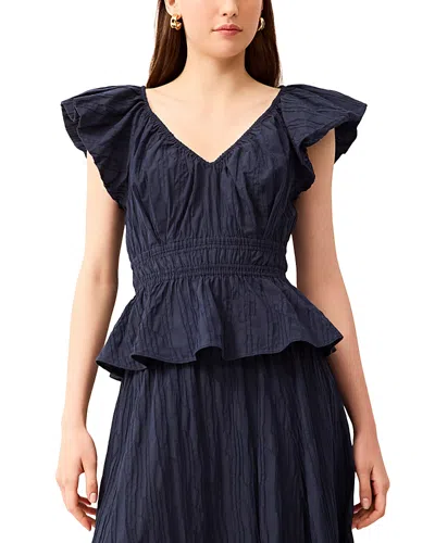 Marie Oliver Lydia Top In Blue