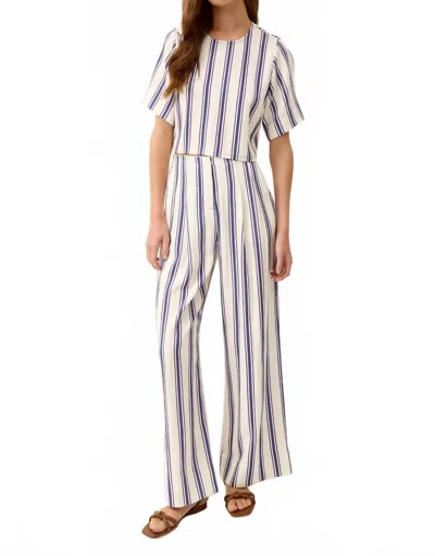 Marie Oliver Macbee Pant In Sailor Stripe In Multi