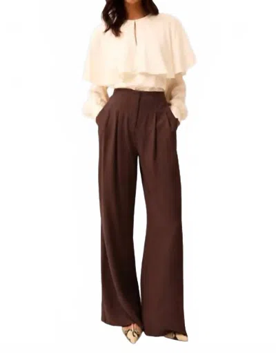 Marie Oliver Macbee Pants In Walnut In Brown