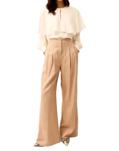 Marie Oliver Macbee Wide Leg Pants In Sesame In Neutral