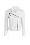 Marie Oliver Maeve Moto Jacket In Cloud In Grey