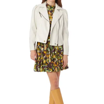 Marie Oliver Maeve Moto Jacket In White