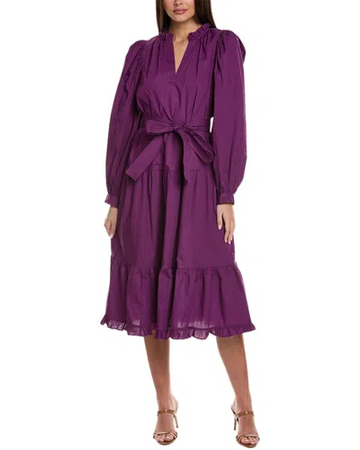 Marie Oliver Mariah Maxi Dress In Purple