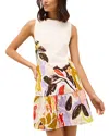 Marie Oliver Marilyn Floral-print Tiered Dress In Bouquet