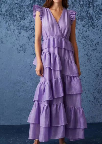 Marie Oliver Marisol Dress In Aster Purple