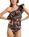 Marie Oliver Marissa One Piece Swimsuit In Grove