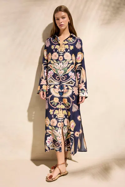 Marie Oliver Marnie Dress In Neptune In Blue