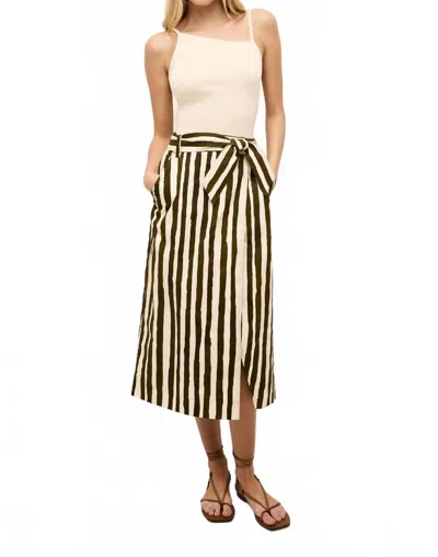 MARIE OLIVER MARTI MIDI SKIRT IN ISLA