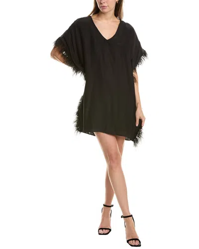 Marie Oliver Maura Silk Shift Dress In Black