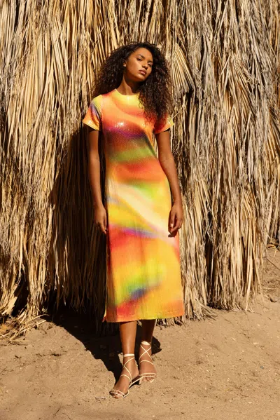 Marie Oliver Maxwell Dress In Aurora
