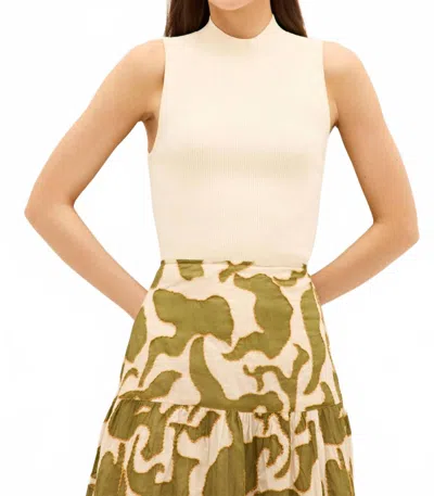 Marie Oliver Mazie Top In Macadamia In Green