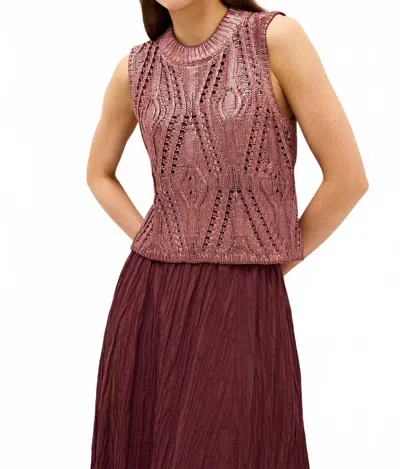 Marie Oliver Mcguire Sleeveless Top In Rhodonite In Multi