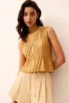 Marie Oliver Mcguire Top In Gold
