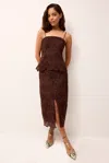 Marie Oliver Meara Skirt In Java In Brown