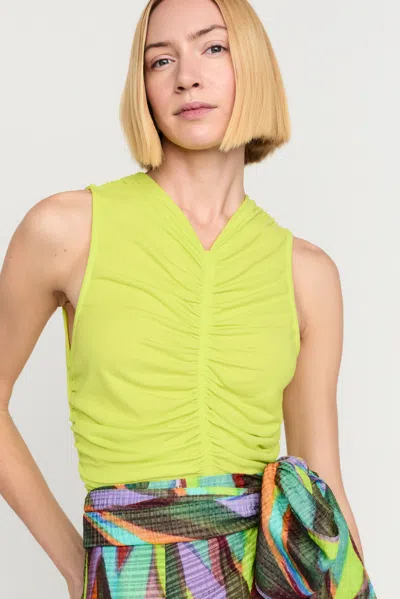 Marie Oliver Meliah Top In Citron In Green