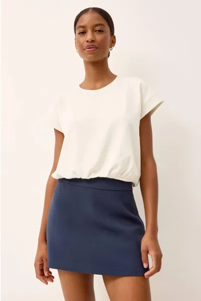 Marie Oliver Mia Fixed Waistband Skort In Naval In Multi