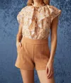 Marie Oliver Mia Short In Toffee In Brown