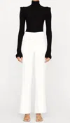 Marie Oliver Mia Straight Pant In Beige