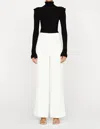 Marie Oliver Mia Straight Pant In White In White