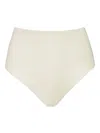 Marie Oliver Micha High-waisted Bikini Bottoms In 白色