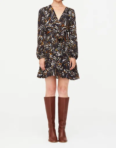 Marie Oliver Mila Dress In Morel In Blue