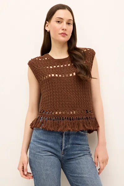 Marie Oliver Mira Top In Brown