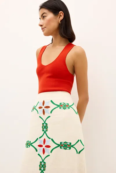 Marie Oliver Miranda Tank Top In Canyon In Neutral