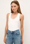 Marie Oliver Miranda Tank In White