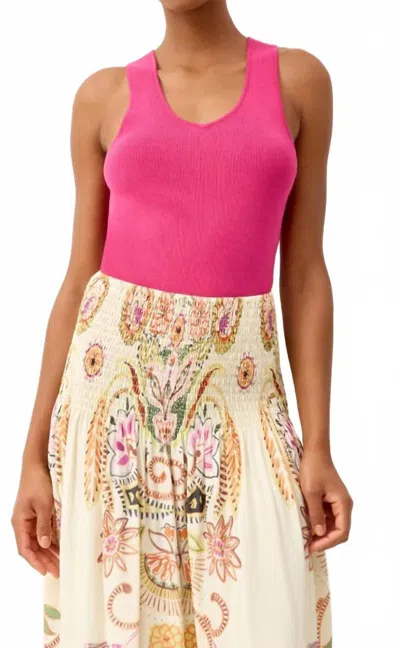 Marie Oliver Miranda Tank Top In Berry In Pink