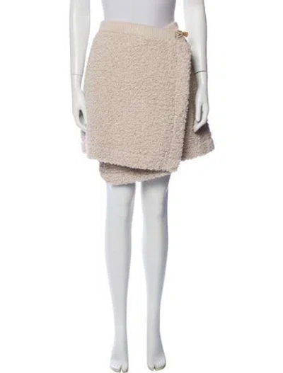 Pre-owned Marie Oliver Mock Neck Sweater In Neutral