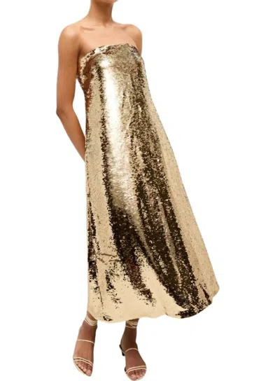 Marie Oliver Nalonie Dress In Taupe