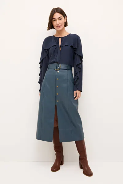 Marie Oliver Nora Blouse In Naval
