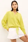 Marie Oliver Odell Cardigan In Lemongrass