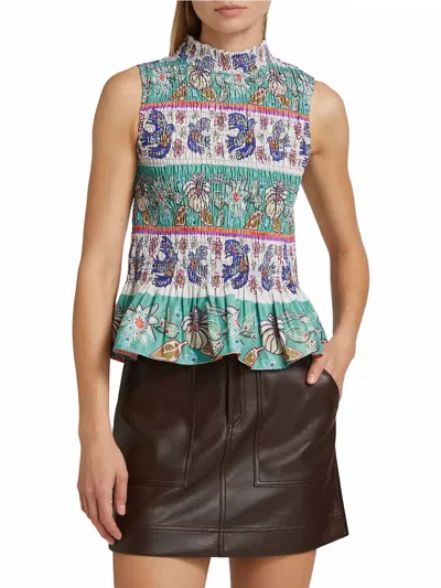 Marie Oliver Odie Tank Top In Folklore In Multi
