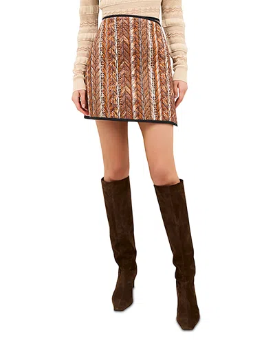 Marie Oliver Orca Mini Wrap Skirt In Multi