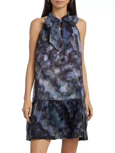 Marie Oliver Organza Nikki Mini Dress In Geode In Multi