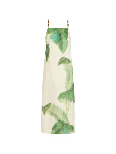 Marie Oliver Oriya Midi Dress In Neutral