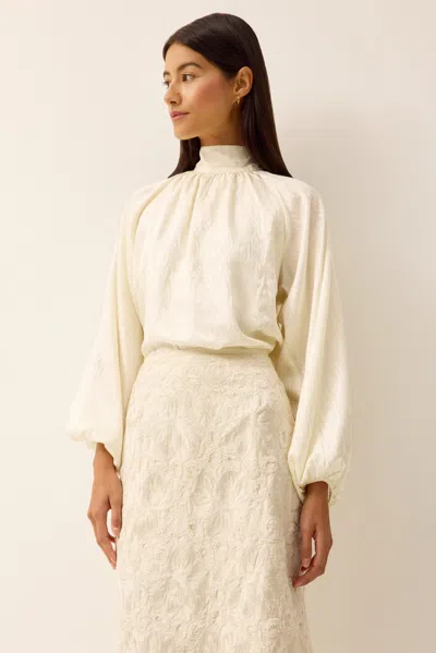 Marie Oliver Oryan Blouse In Ivory