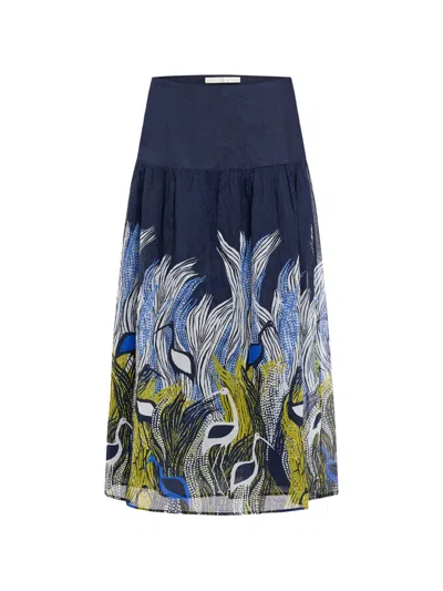 Marie Oliver Owens Midi Skirt In Black