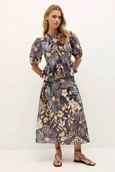 Marie Oliver Owens Skirt In Moonflower